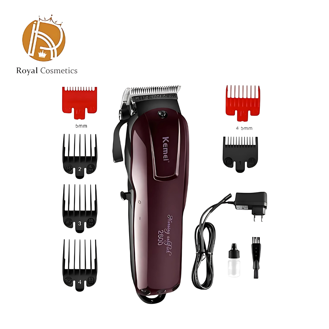 Kemei KM-2600 Professional AC/DC Cordless Electric Hair Clipper