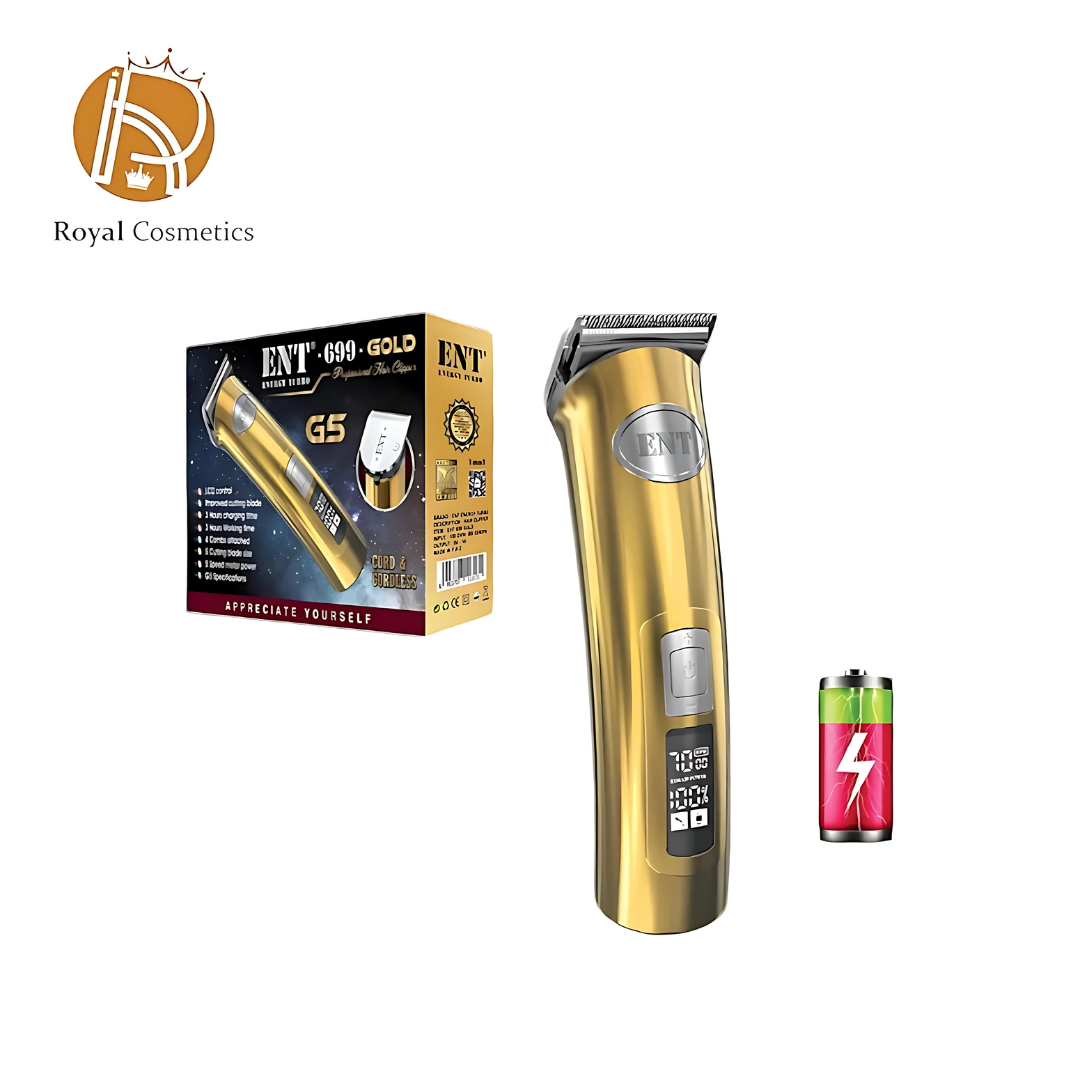 ENERGY TURBO Hair Clipper Model ENT 699 Gold