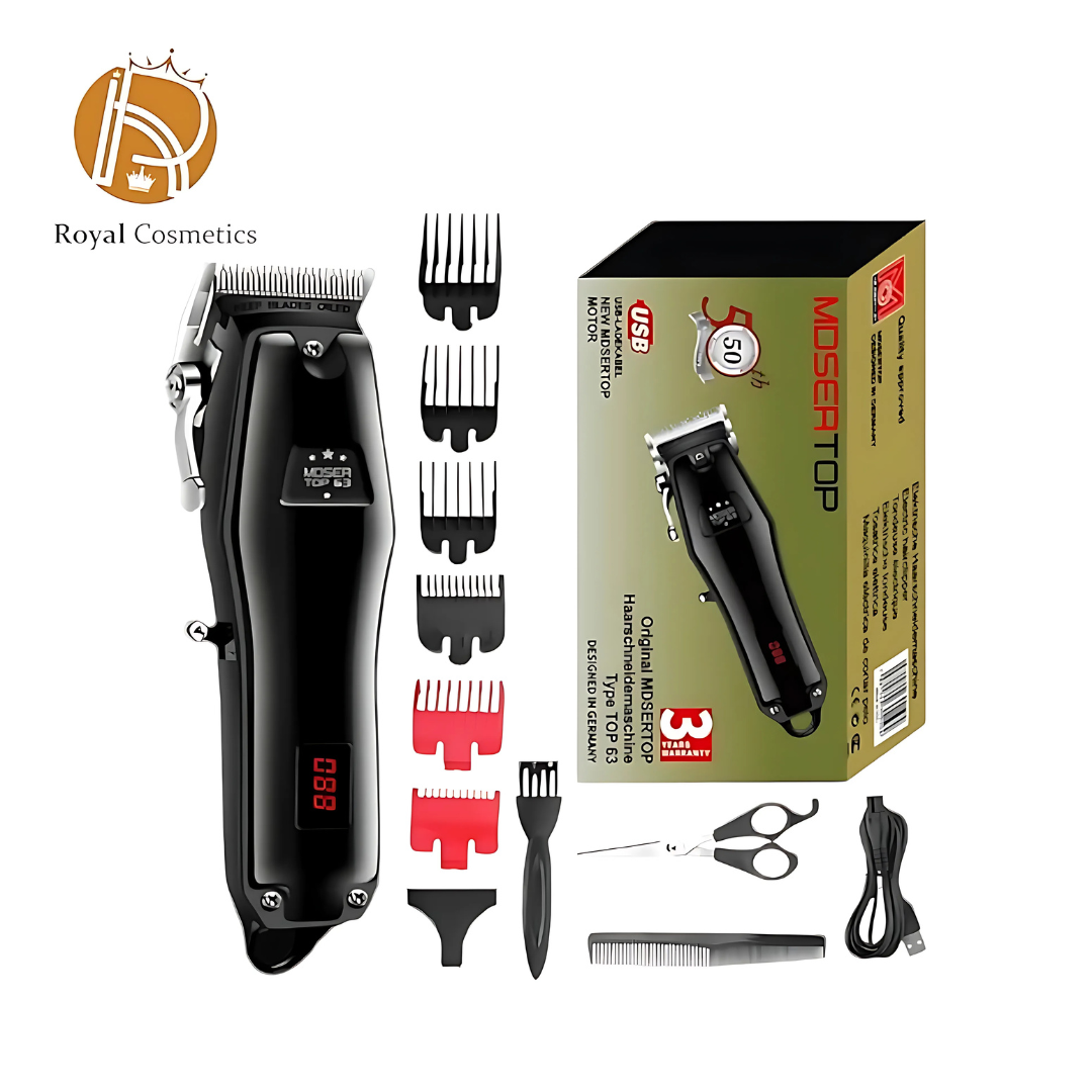 MDSERTOP TOP63 Professional Barber Cordless Hair Clipper KM-TOP63