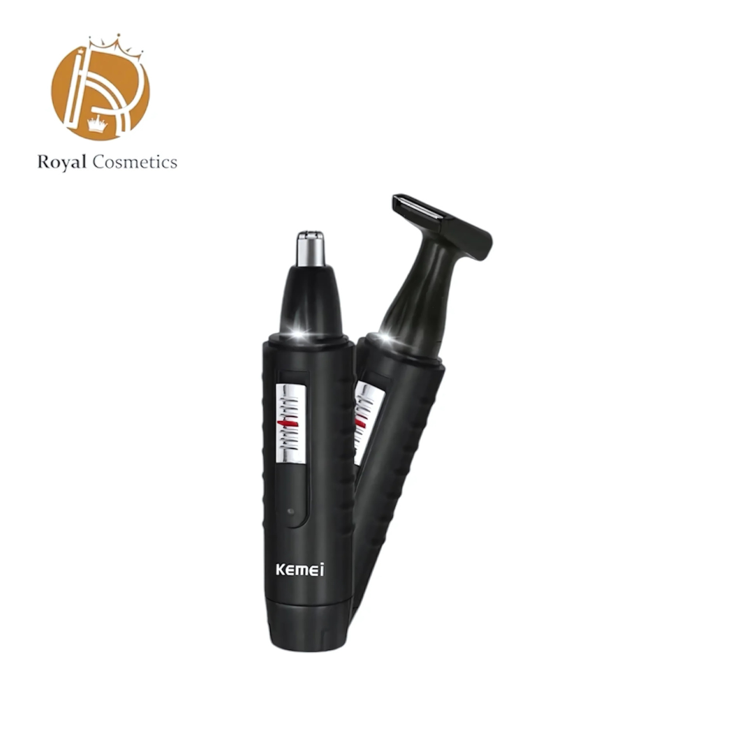 Kemei KM-9688 2-in-1 Nose & Ear Hair Trimmer