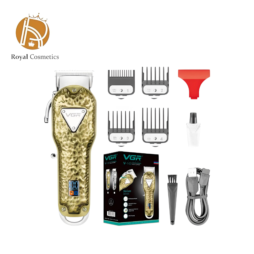 VGR V-143 Professional USB Rechargeable Barber Hair Clipper