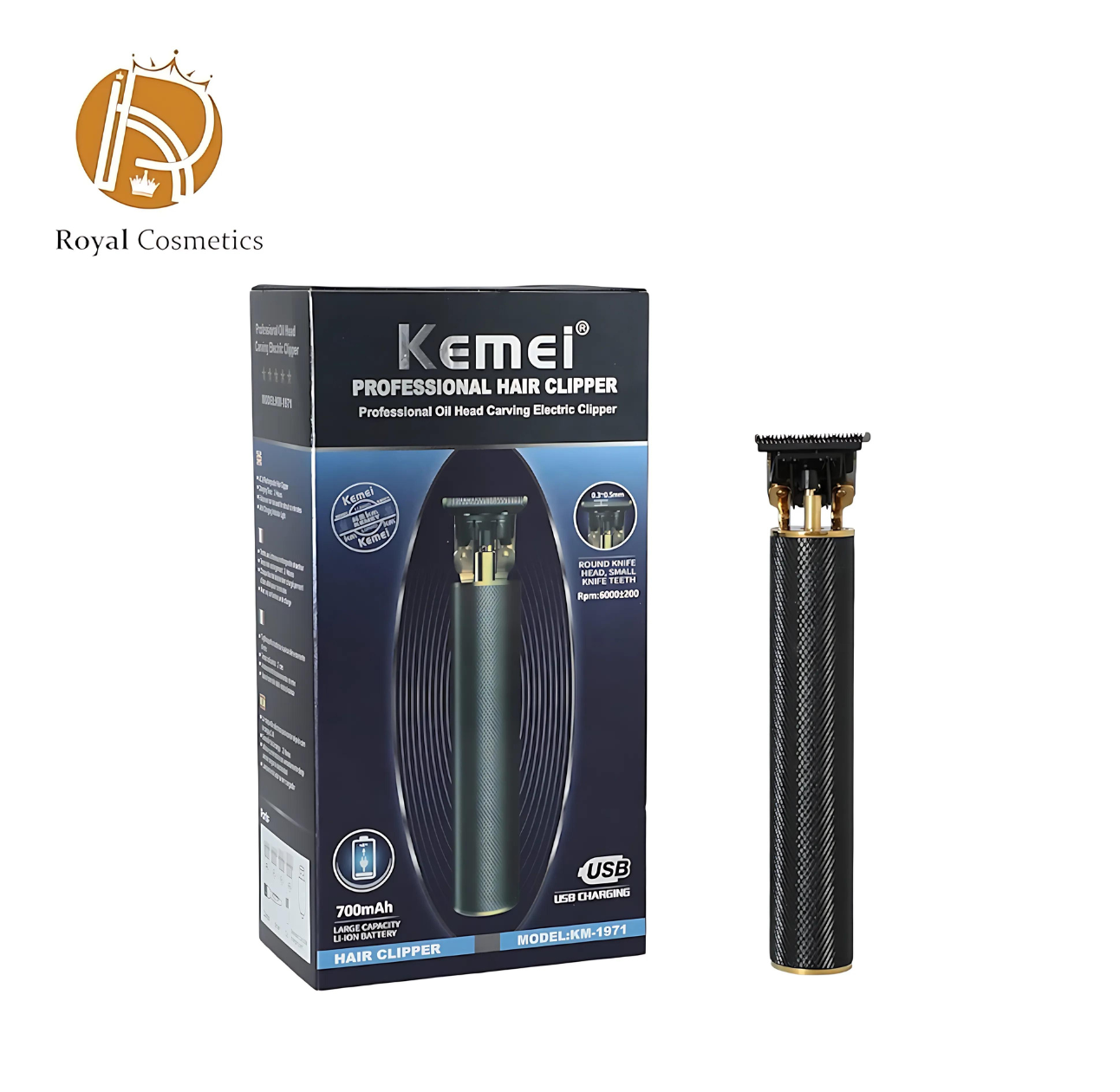 Kemei KM-1971 Electric Baldheaded Hair Clipper