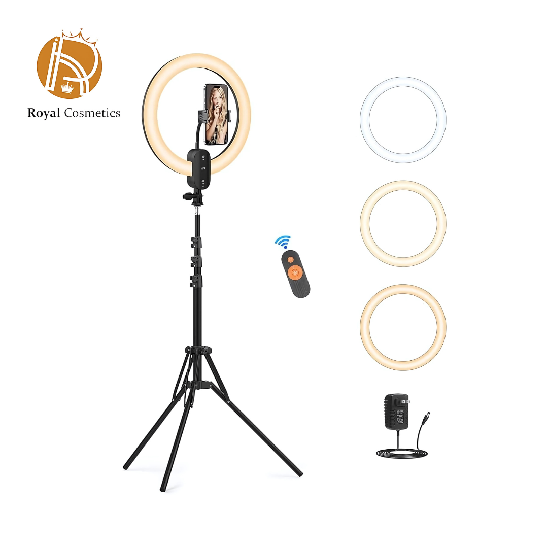 12 inch foldable selfie ring with tripod stand mz-12s