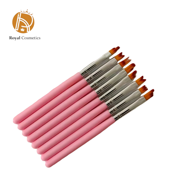 8pcs Plastic Rod Colored Pattern Nail Art Pens