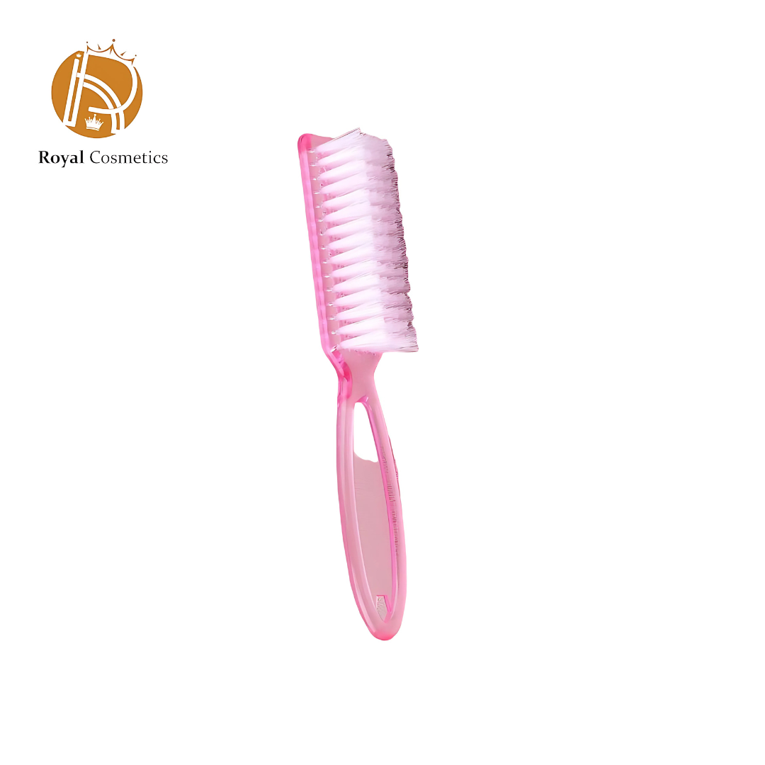 Pink Long Handle Multifunctional Nail Cleaning Tool Brush