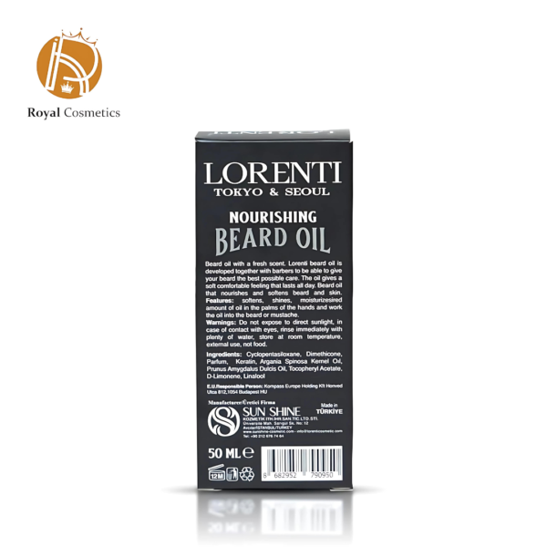 Lorenti Nourishing Beard Oil - Image 2