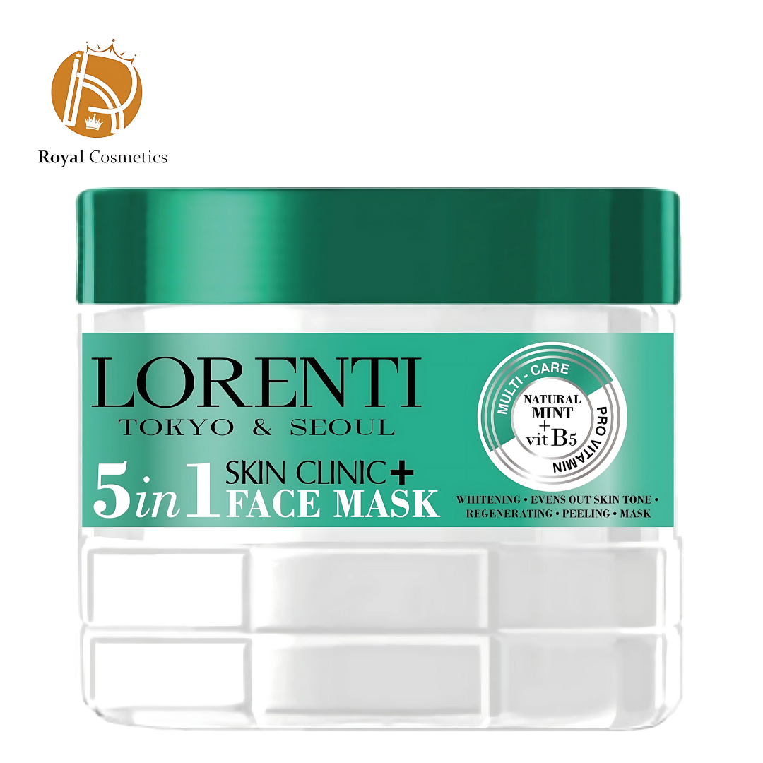 Lorenti 5 in 1 Face Mask Natural Mint