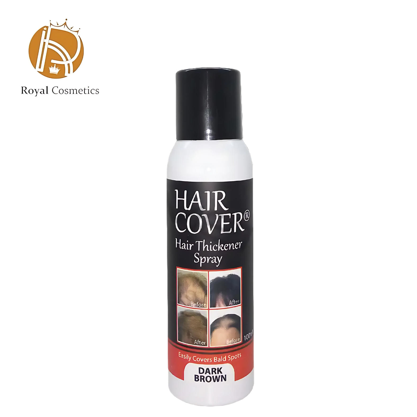 Hair Cover Hair Thicker Spray Dark Brown