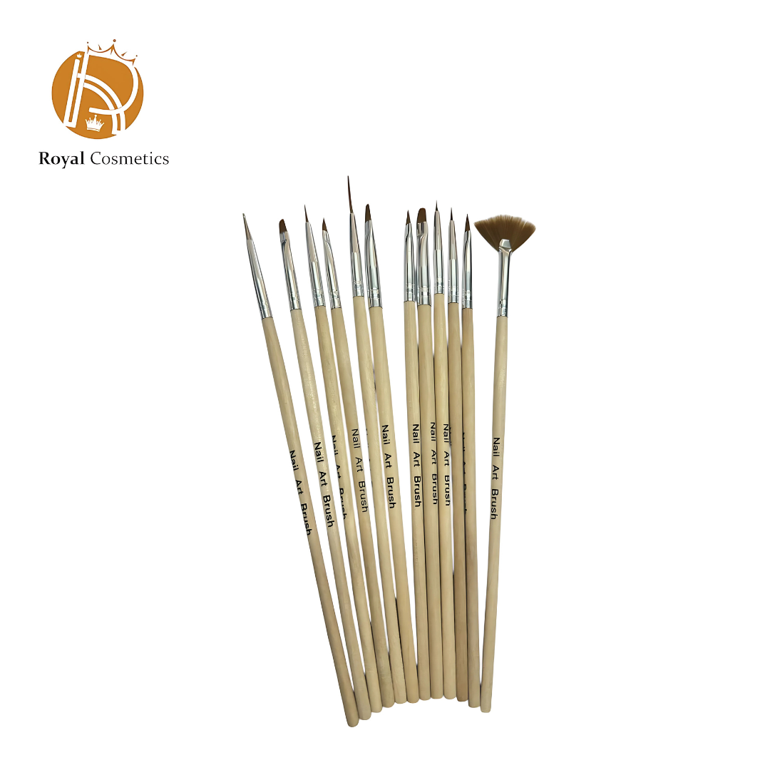 Wooden Nail Art Brush Set