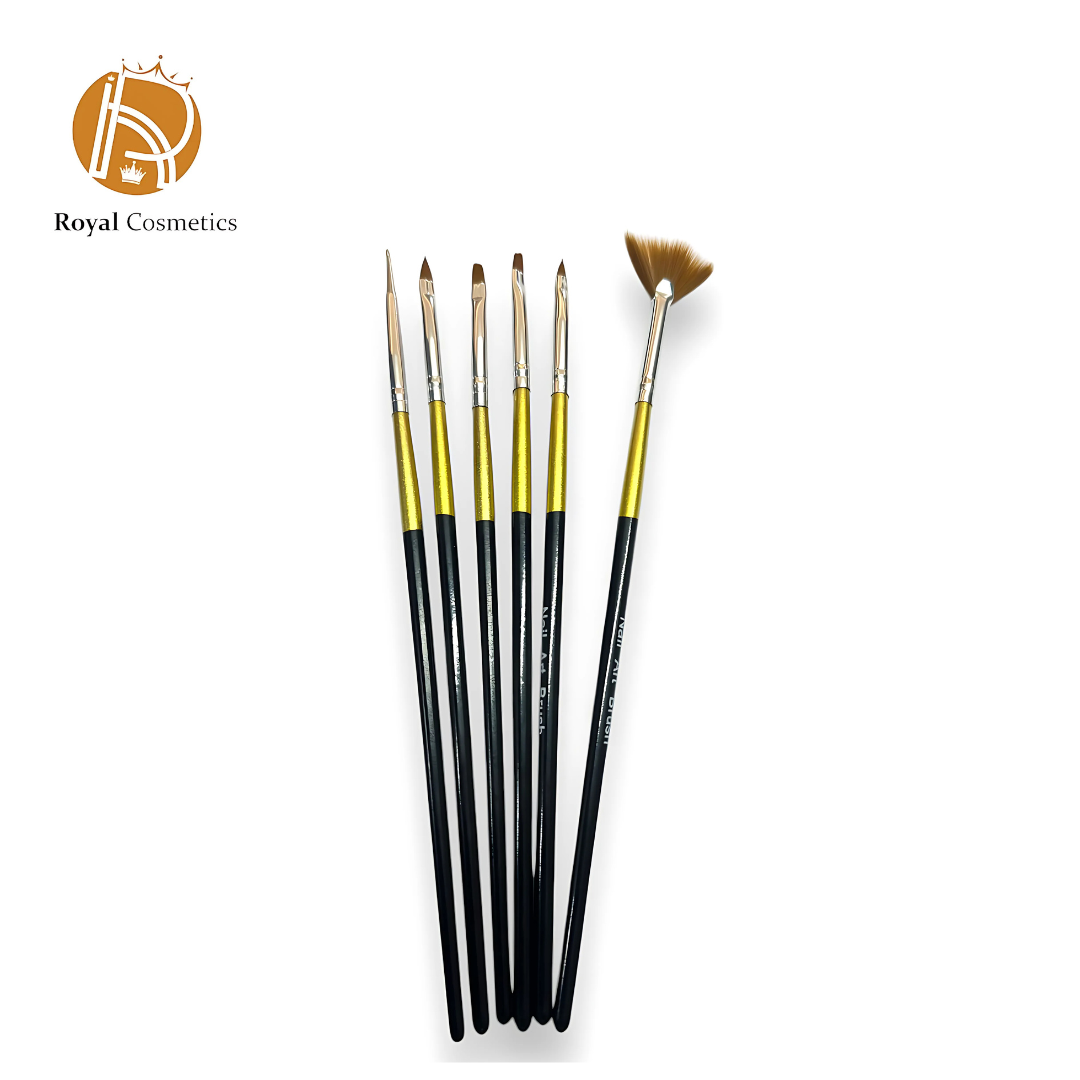 6-Piece Nail Art Brush Set