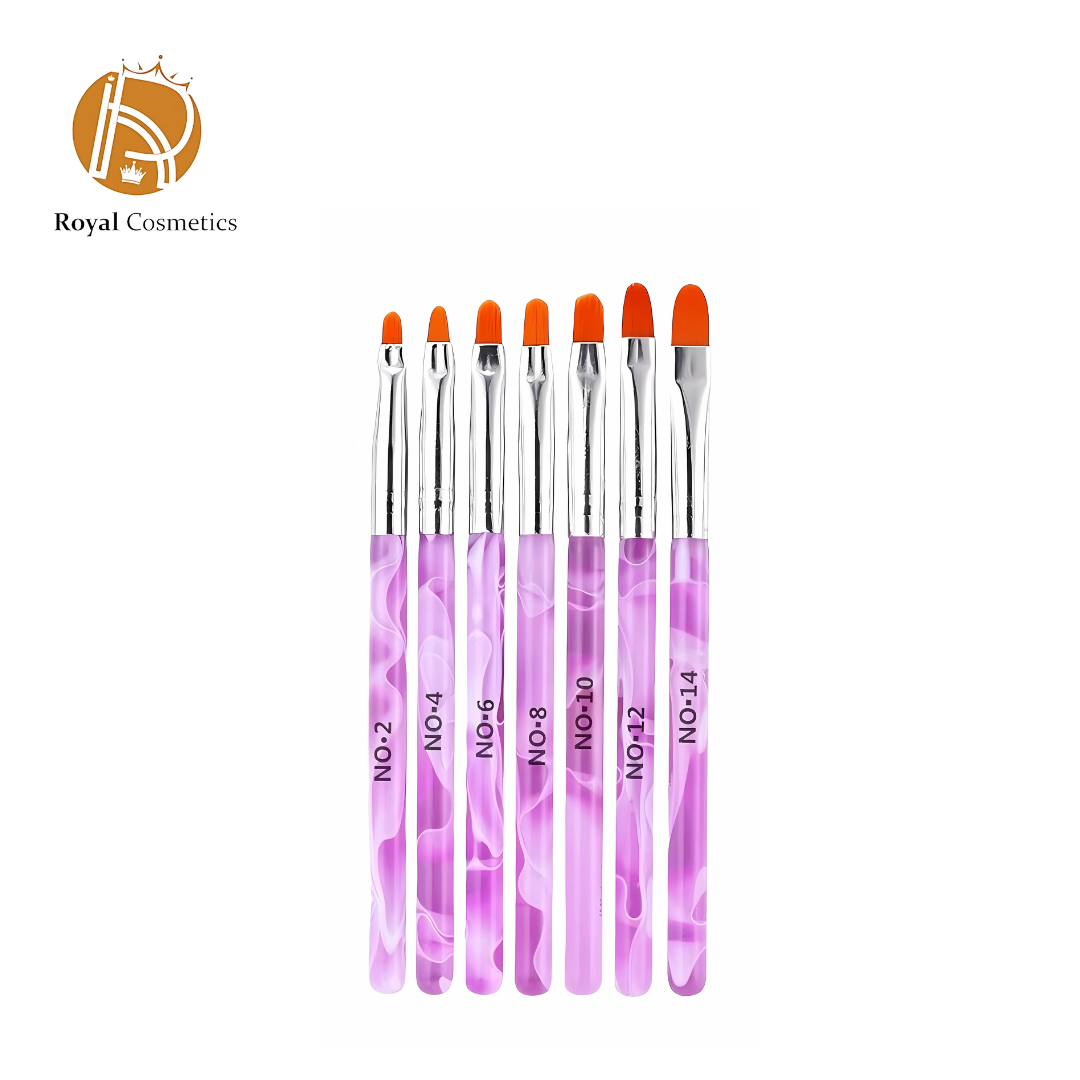 7 PCS UV Gel Nail Brush Set