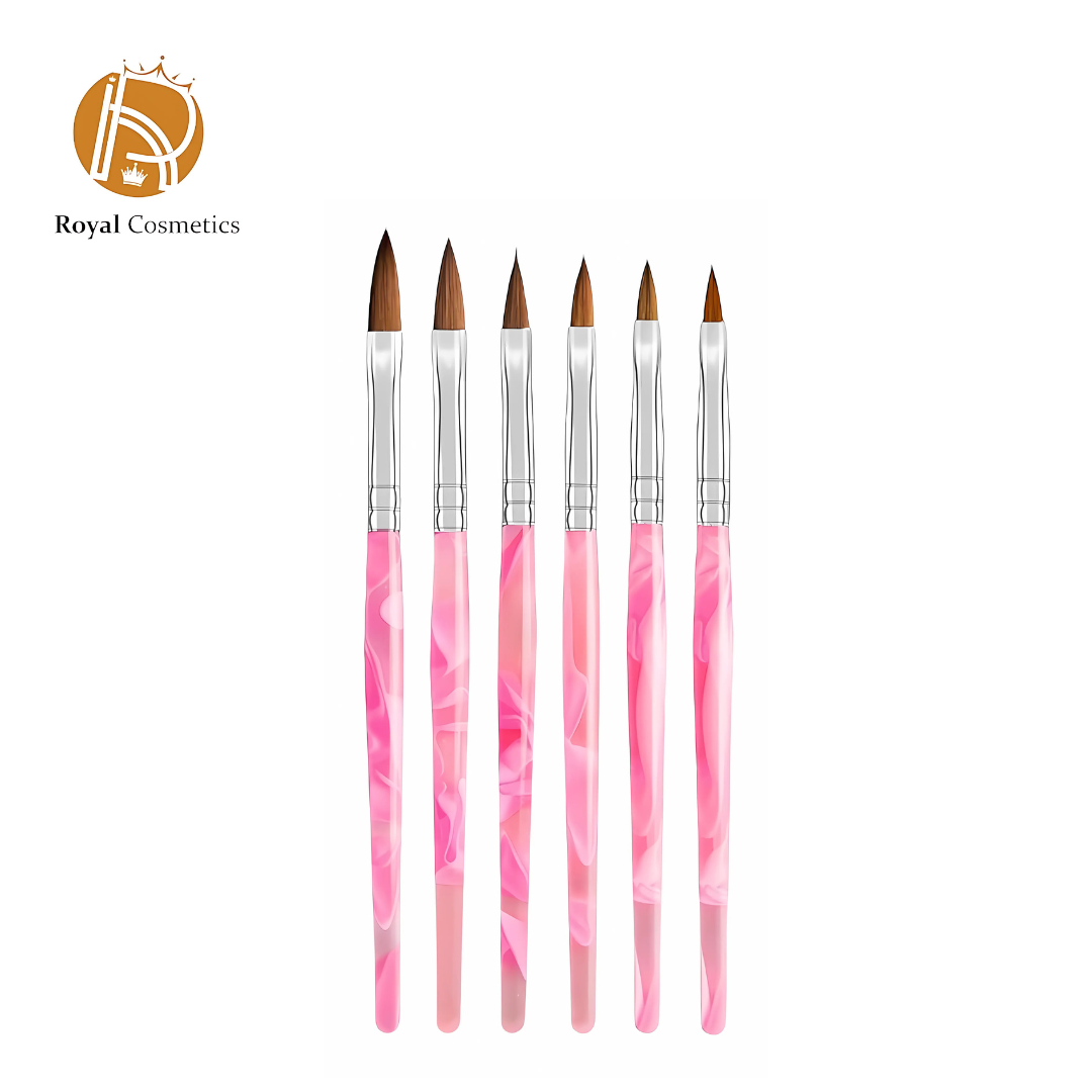 6-Piece Nail Art Brush Set