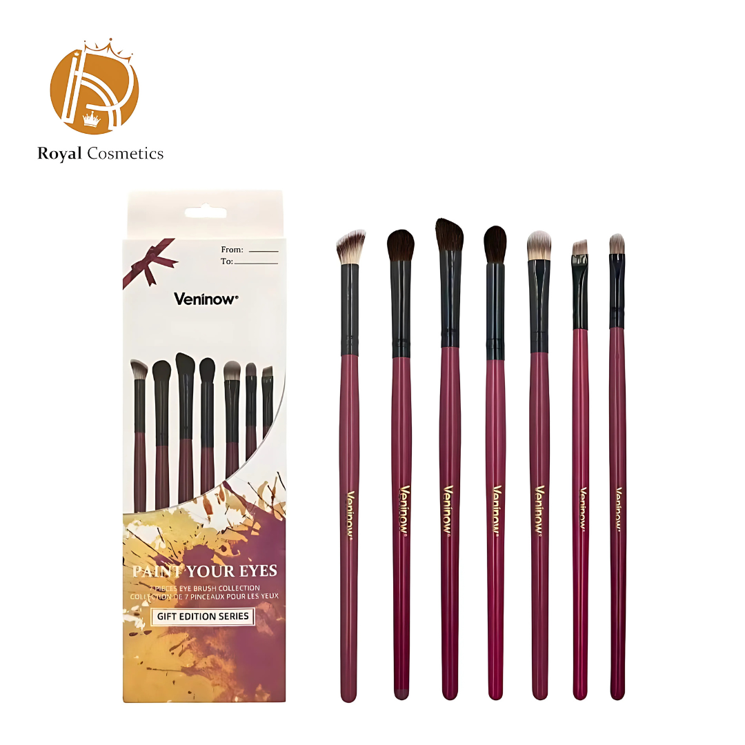 Veninow 7 Piece Eye Makeup Brush Set