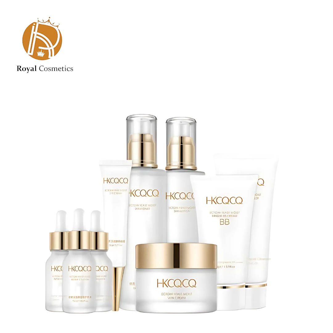 HKCQCQ Ectoine Yeast Essence Skin Rejuvenation Repair Nine-Piece Set