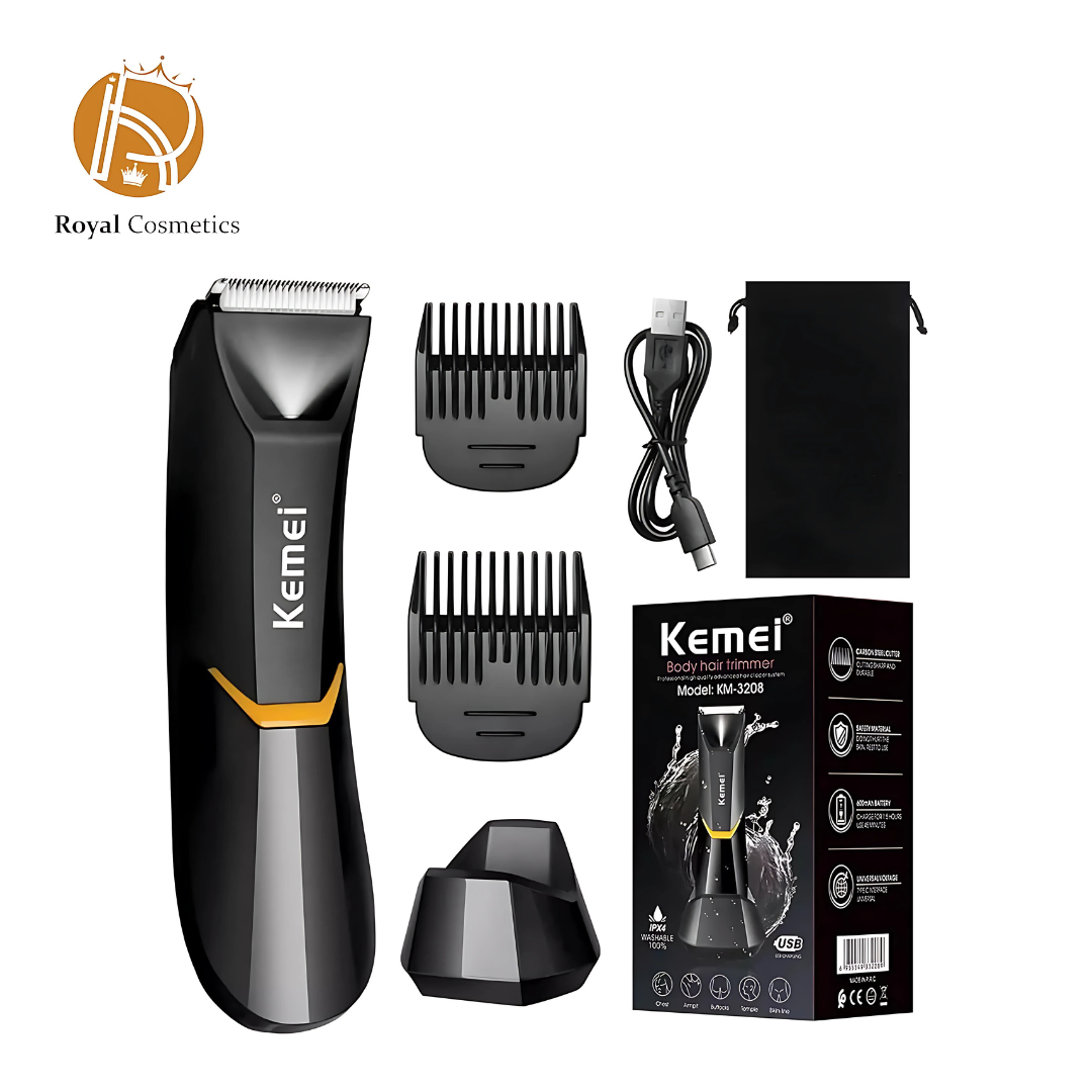 Kemei 3208 Body Hair Trimmer for Men