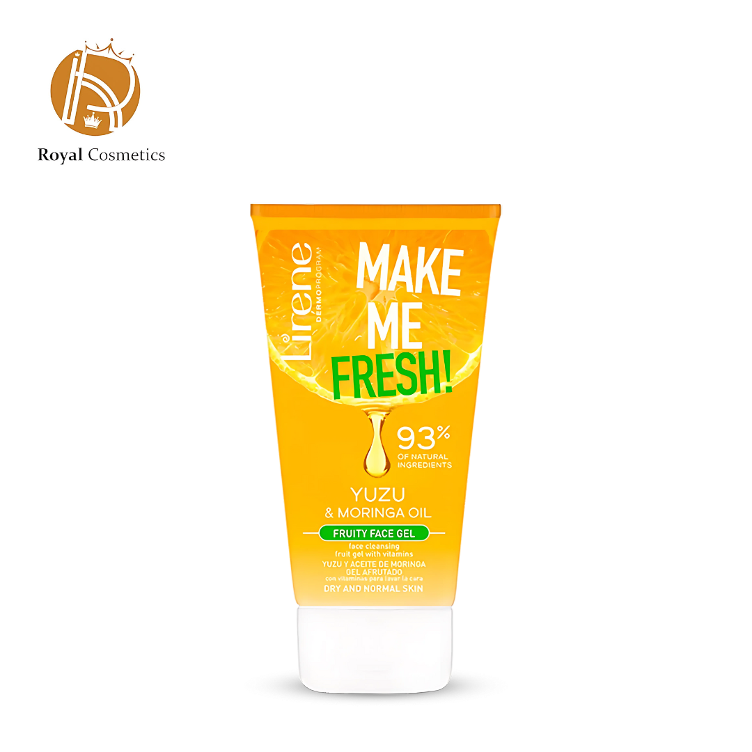 Lirene MAKE ME FRESH Fruit Gel with Yuzu And Moringa Oil 150ml