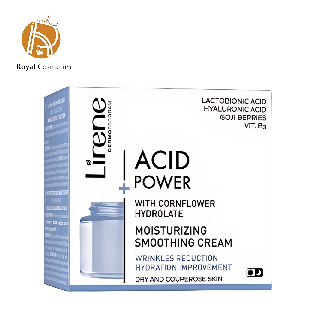 Lirene Acid Power Moisturising Smoothing Cream - 50ml