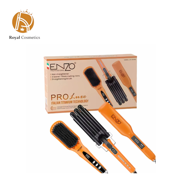 ENZO EN-3956G Professional 3-in-1 Hair Curler