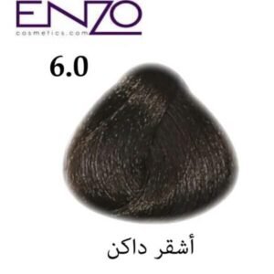 Enzo Hair Color Cream 6.0 - Royal Cosmetics Lebanon