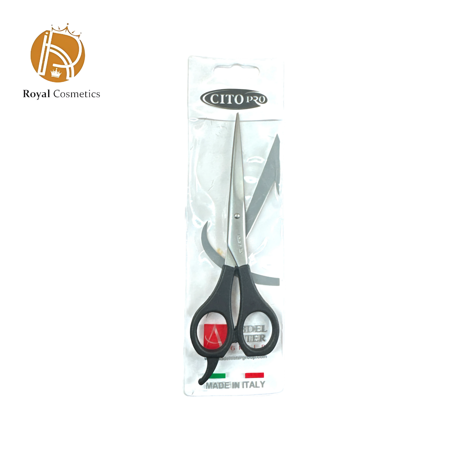 High-quality CITO PRO Stainless Steel Scissors with a sleek design, sharp blades, and ergonomic handles, perfect for professional and home hair cutting