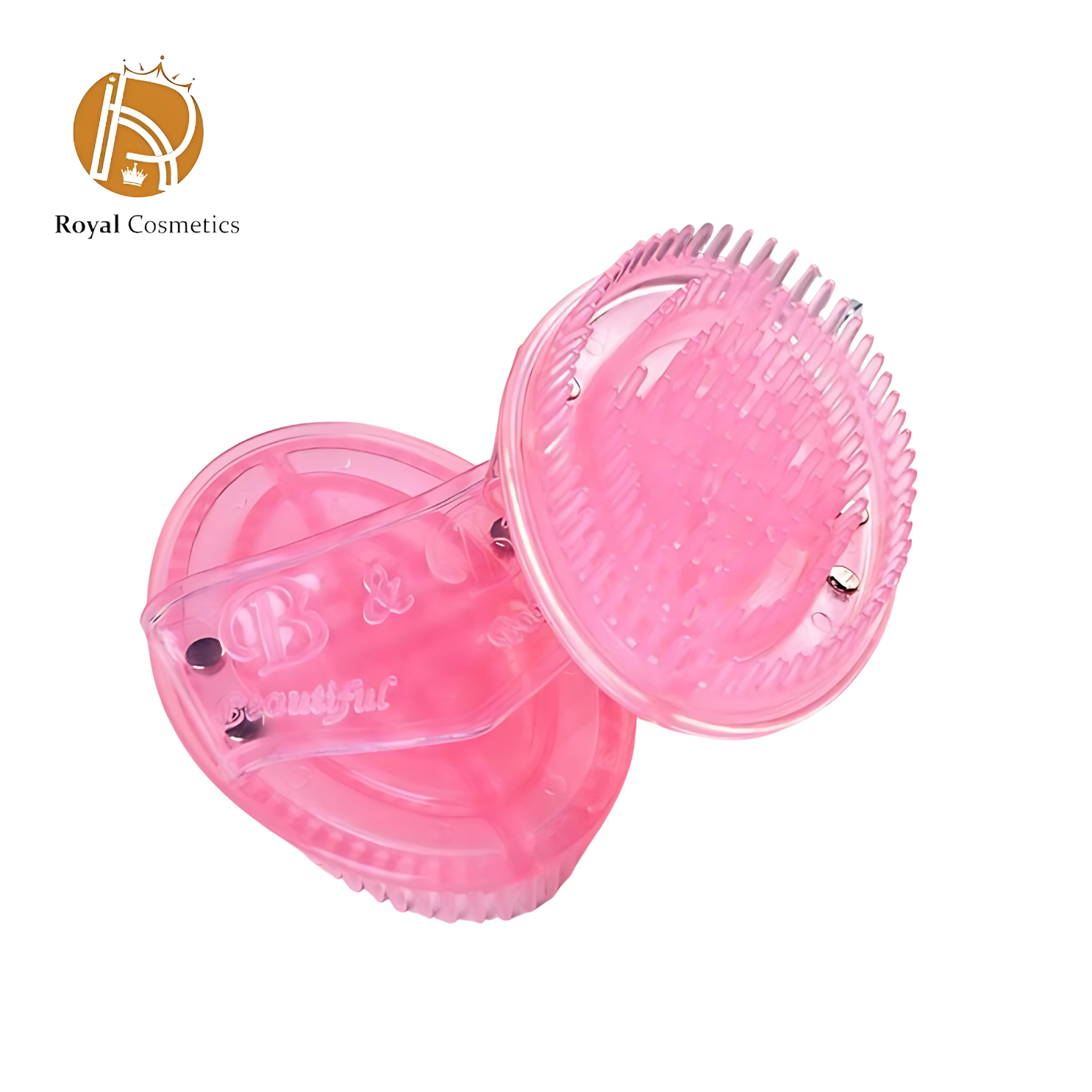 Pink Hair Scalp Massager Shampoo Brush for effective scalp care and relaxation