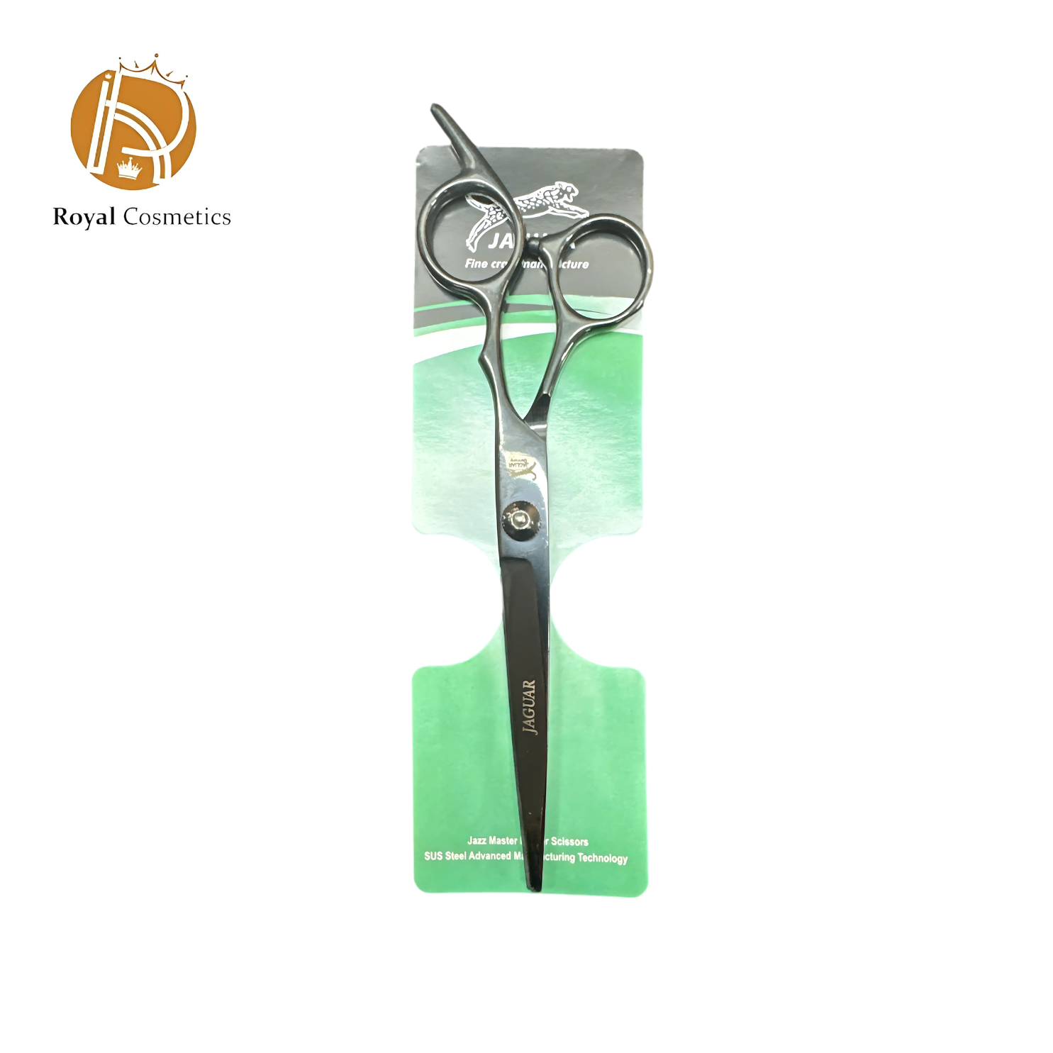 Jaquar Stainless Steel Scissors with razor-sharp blades and ergonomic handles for precise hairstyling