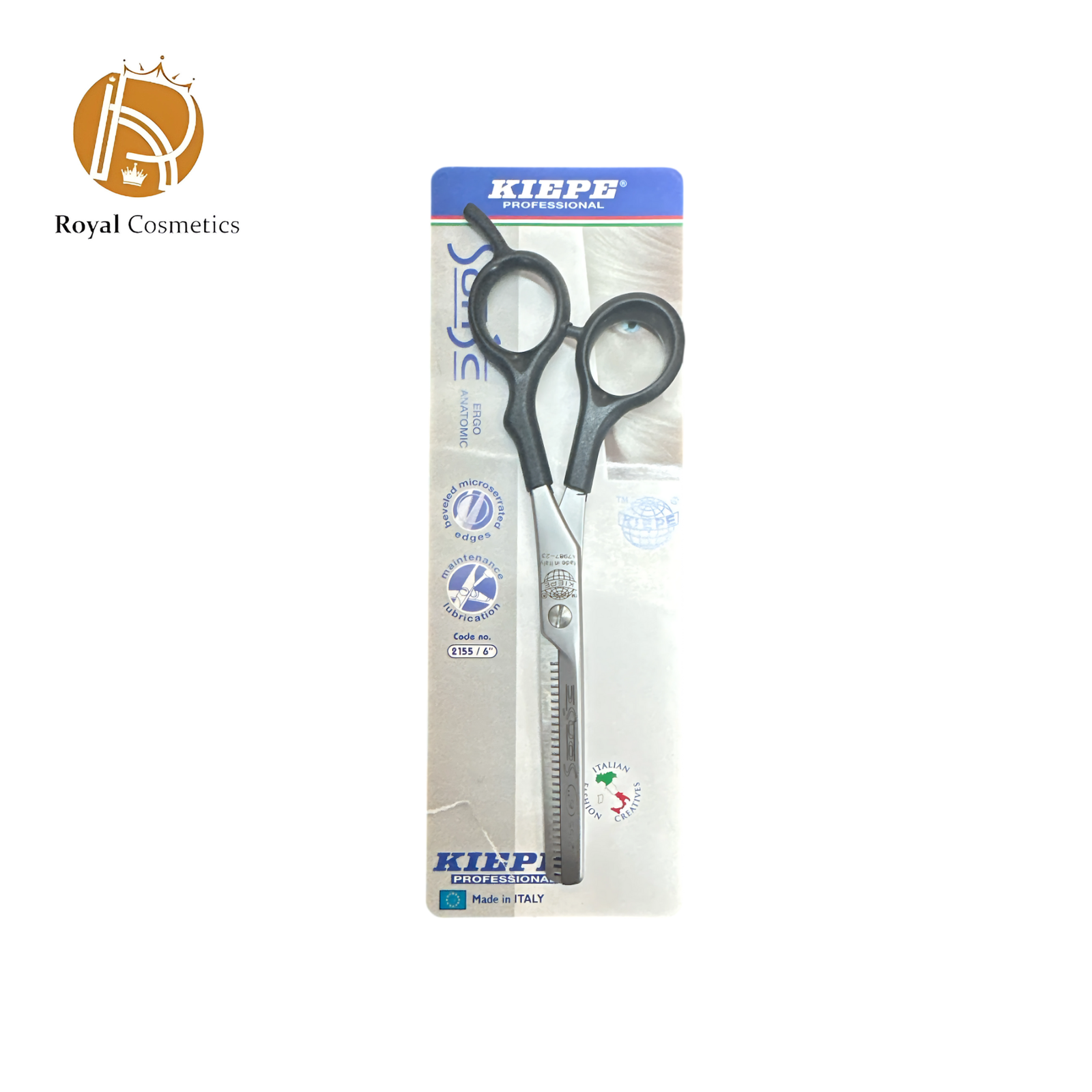 Keipe Thinning Scissors with sleek, ergonomic design and sharp precision blades, ideal for professional hair thinning and texturizing