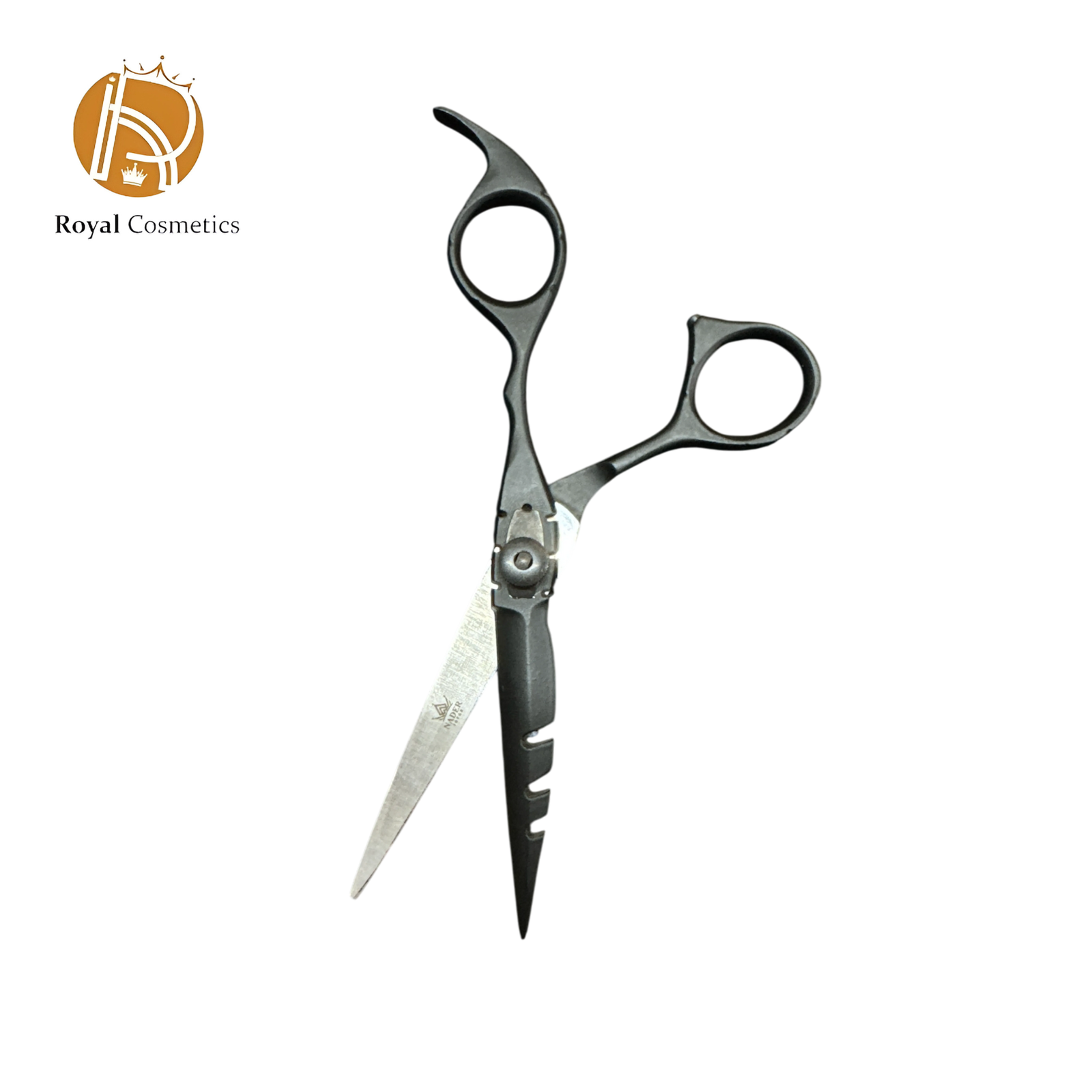 Professional Nader Stainless Steel Scissors featuring sharp blades and an ergonomic design for precision hairstyling and cutting