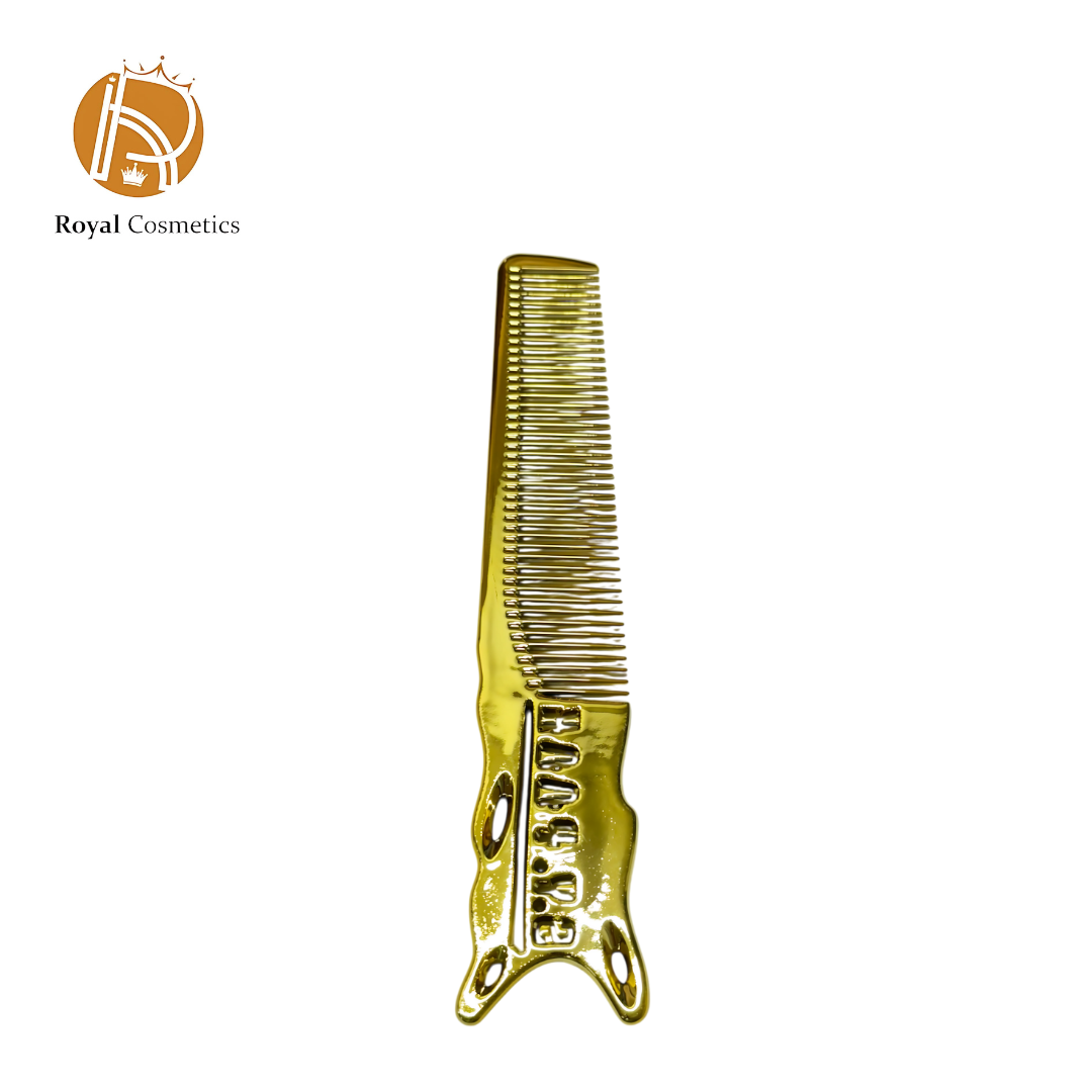 Barber Brush and Comb Gold