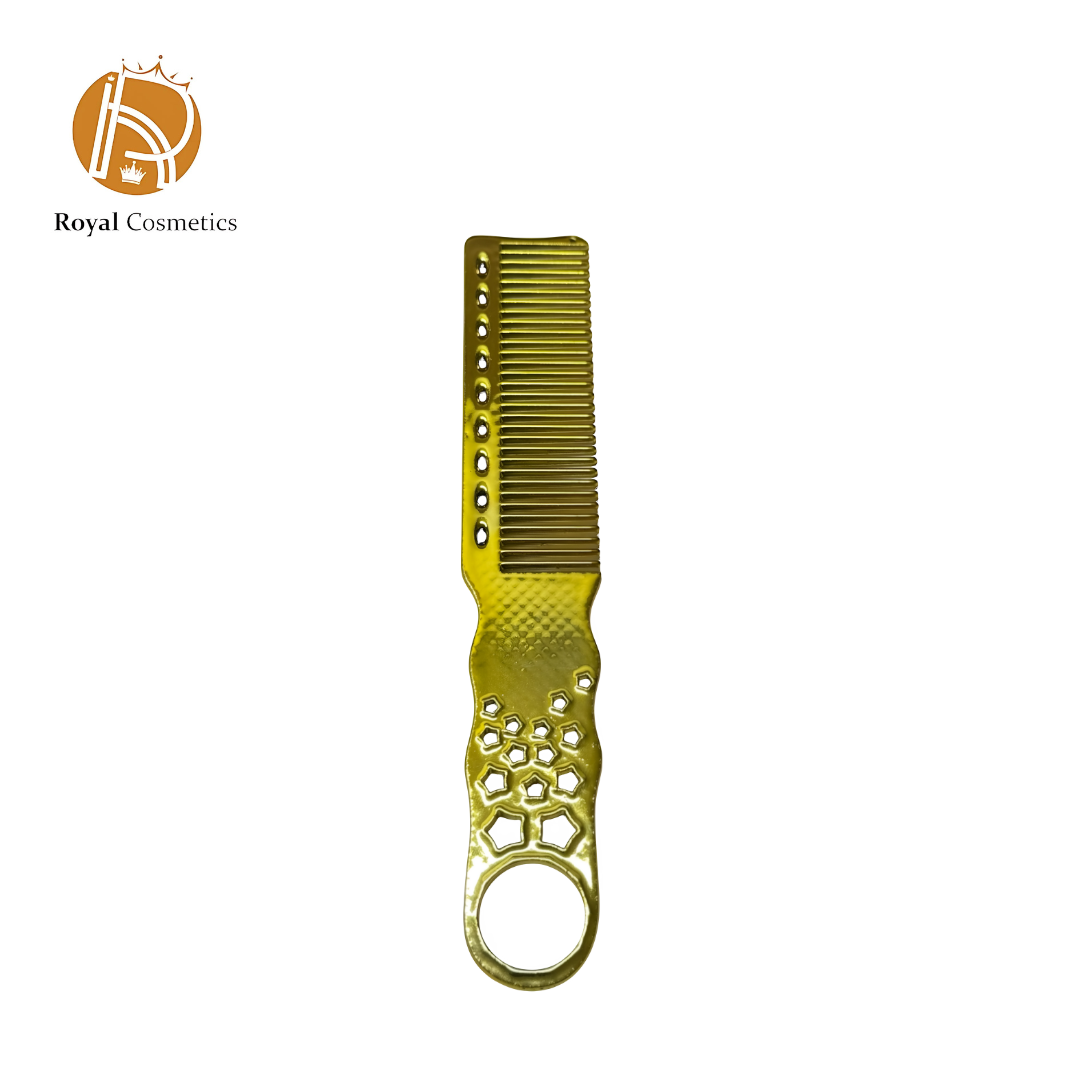 Barber Brush and Comb Gold