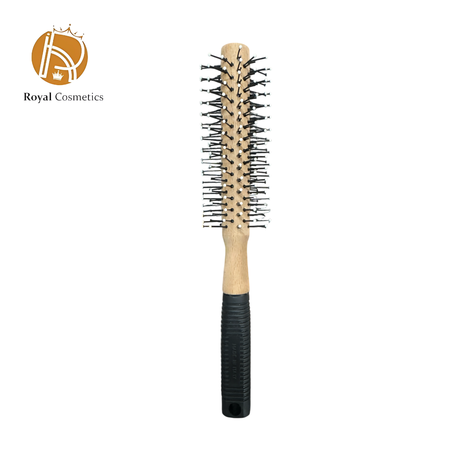 Premium Italian round hair brush for professional styling