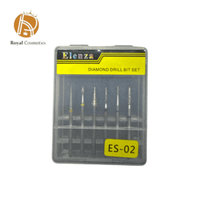 Elenza Diamond Drill Bit Set ES-02 – premium diamond-coated drill bits for glass, ceramic, marble, and stone with smooth, precise cutting performance