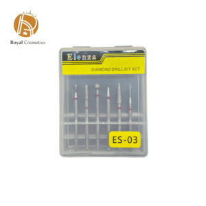 Elenza Diamond Drill Bit Set ES-03 – premium diamond-coated drill bits for glass, ceramic, marble, and stone with smooth, precise cutting performance