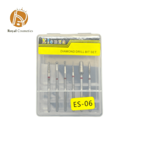 Elenza Diamond Drill Bit Set ES-06 – premium diamond-coated drill bits for glass, ceramic, marble, and stone with smooth, precise cutting performance