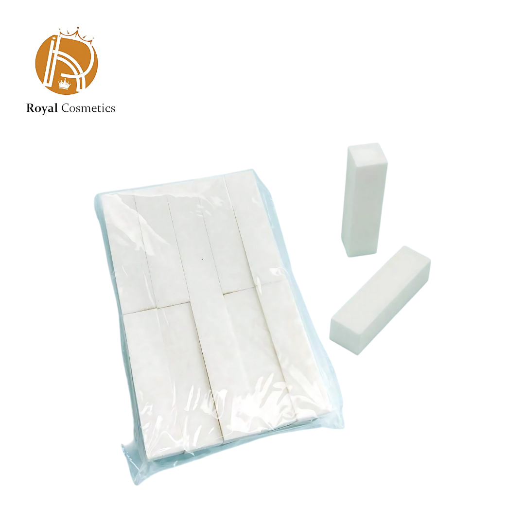 White Nail Buffing Sponge