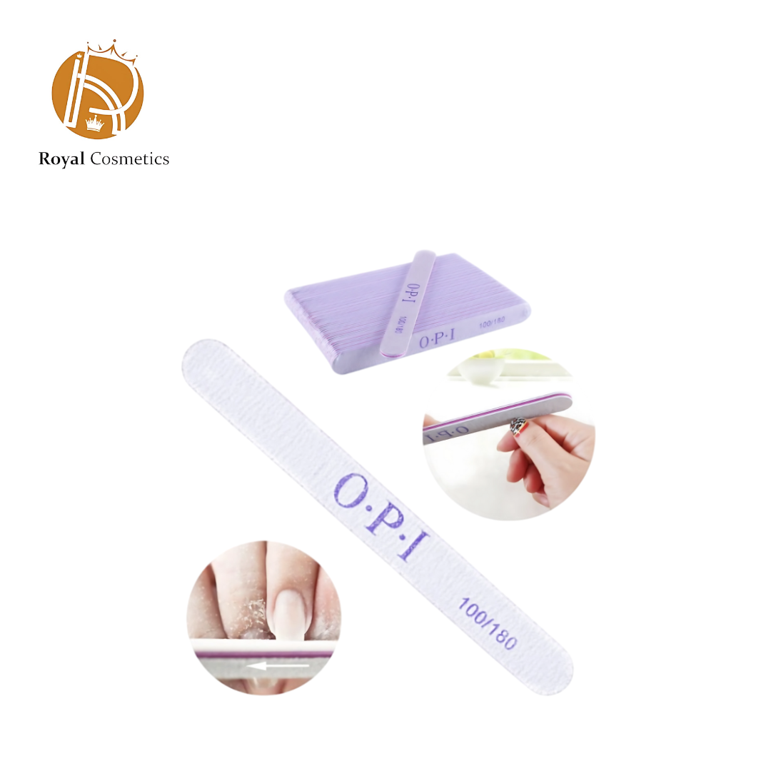 OPI Nail File 100/180 Double Side Sanding Buffer Block