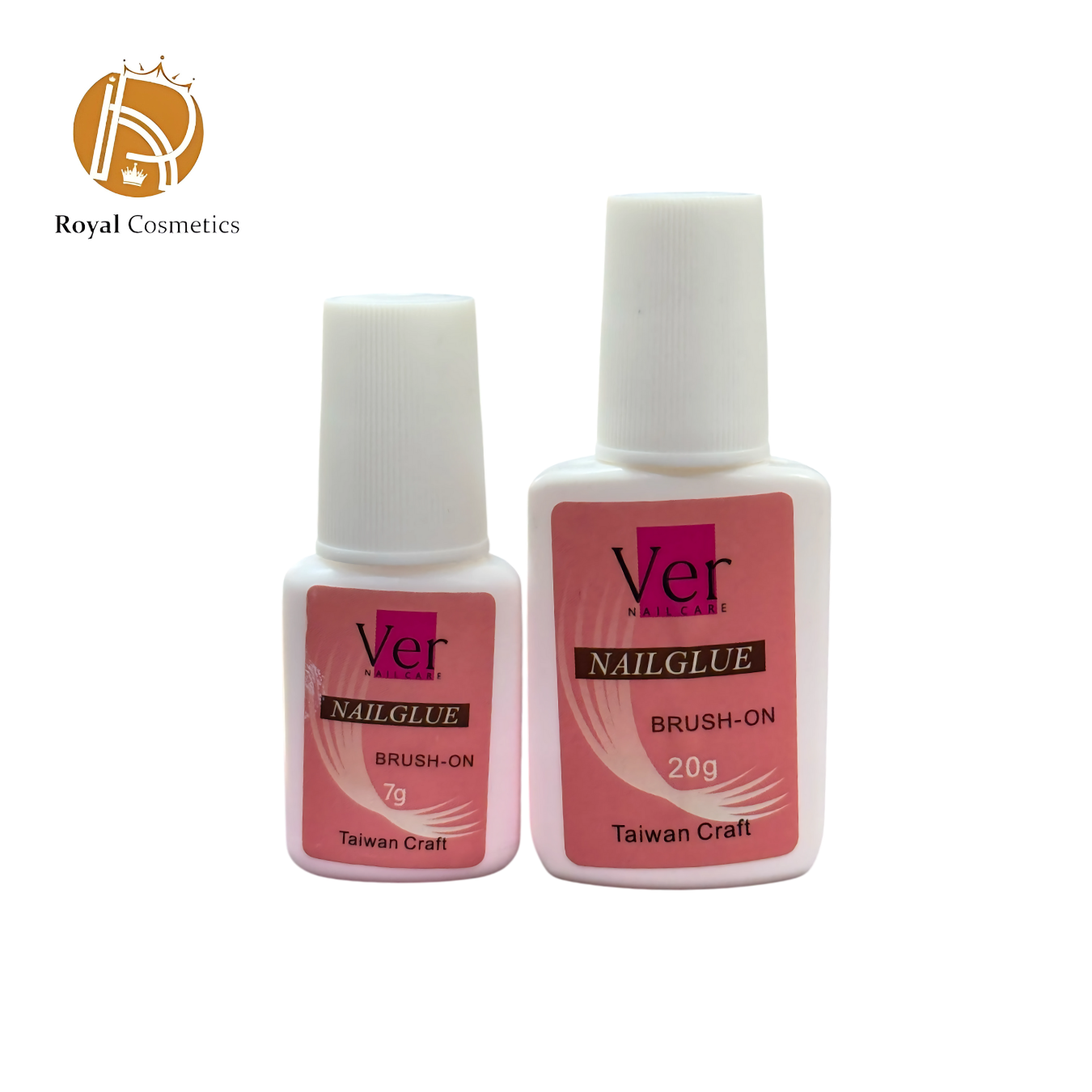 Ver Nail Glue Brush-On – Fast-Drying, Strong Bonding Nail Adhesive for Artificial Nails & Tips