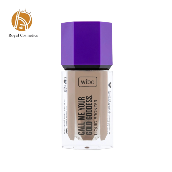 Wibo Call Me Your Gold Goddess Liquid Bronzer – lightweight, blendable formula with a sponge applicator for natural face contouring