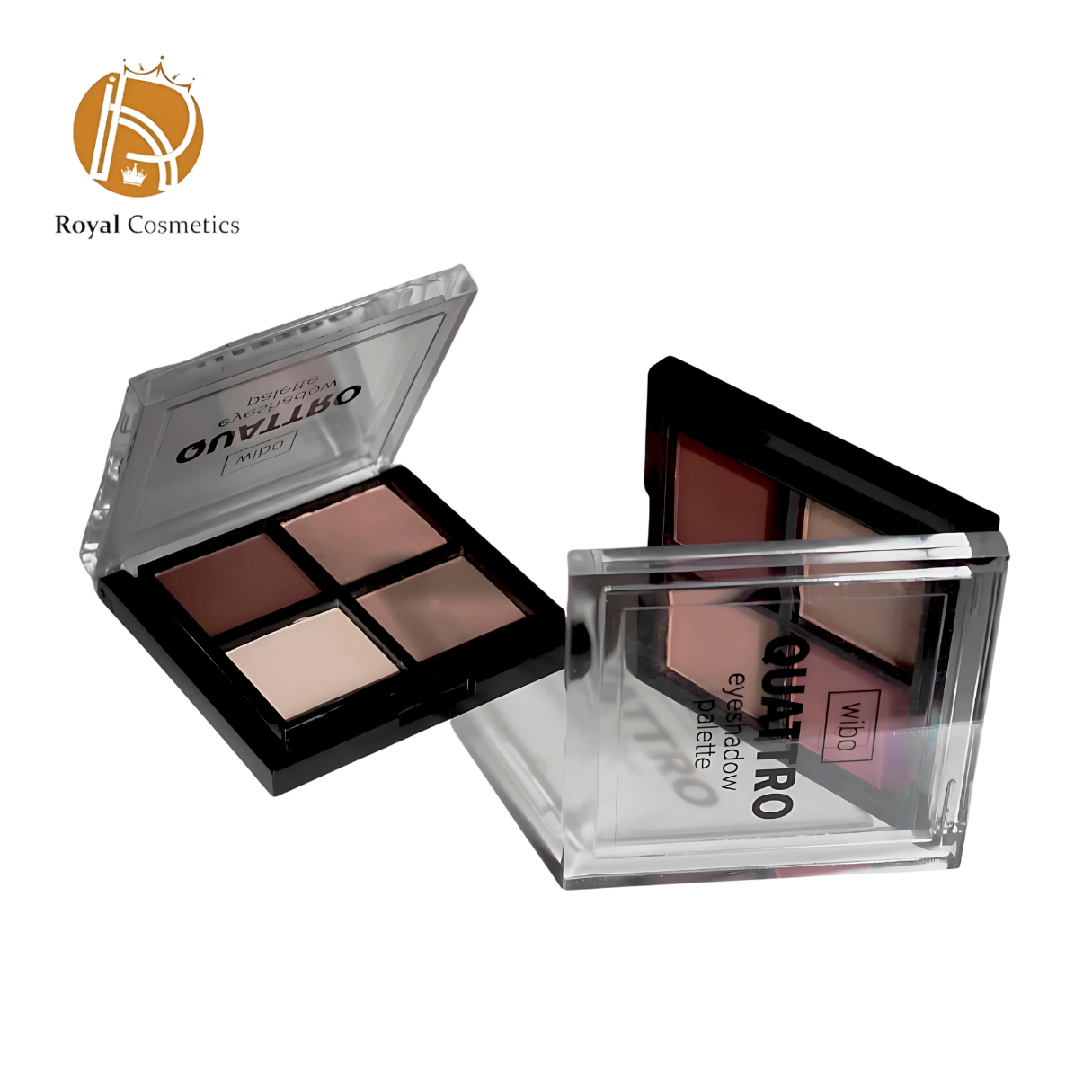 Wibo Quattro Eyeshadow Palette – versatile natural, beige, and brown shades for casual and evening makeup looks