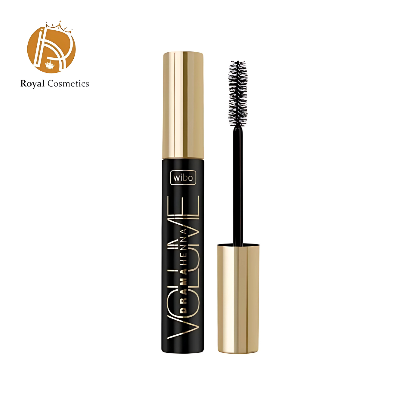 Wibo Volume Drama Henna Mascara – ultra-volumizing, intensely black mascara with a precision brush for lifted, clump-free lashes