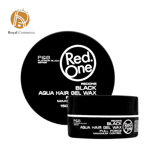 Red One Black Aqua Hair Wax Full Force 150ml – strong hold, voluminous styling wax with oceanic fragrance and vitamin-rich formula