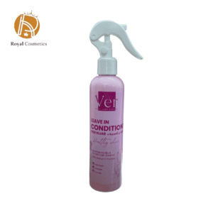 VER Hijab Leave-In Conditioner Spray Bottle for friction protection and static control – weightless keratin formula for covered hair